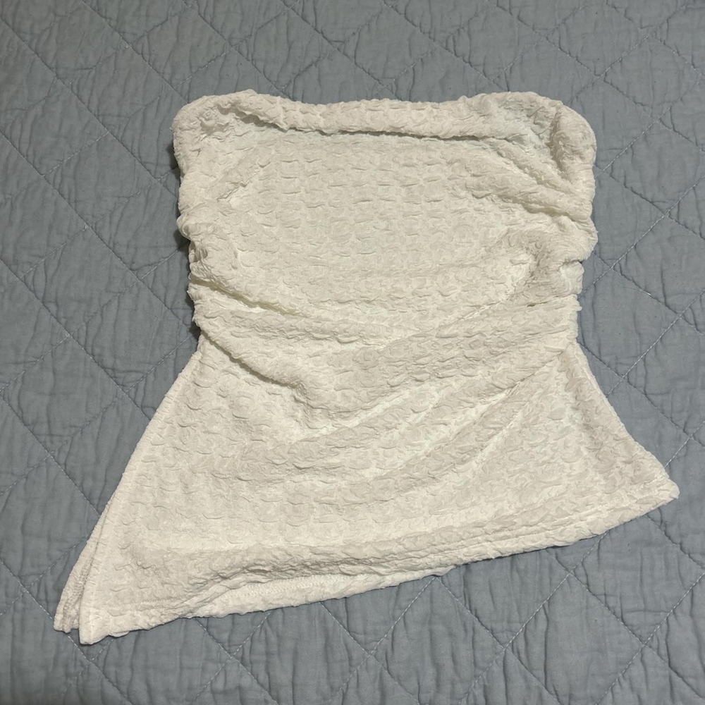 Zara White Crop Top